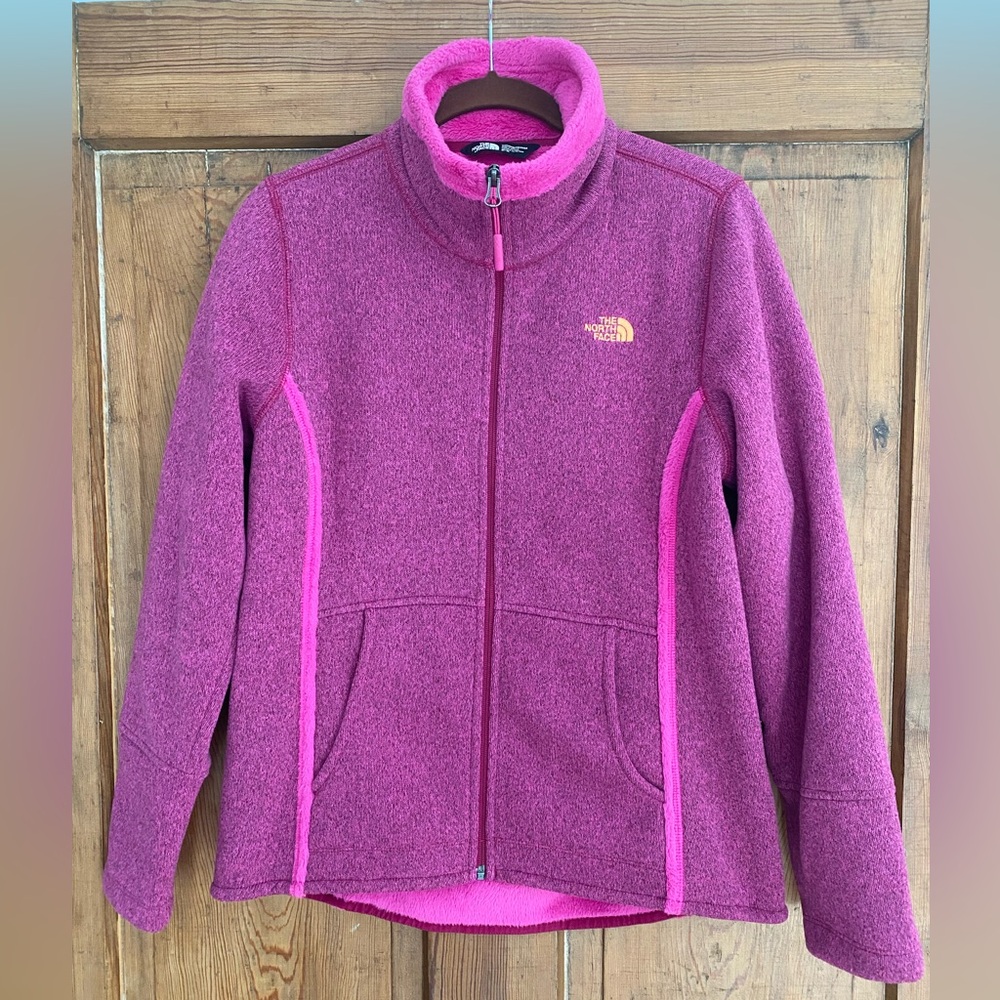 The North Face Pink Banderitas Full Zip Fleece Jacket